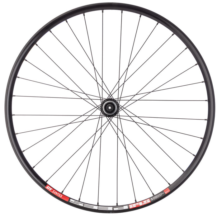 Quality Wheels Deore M610/DT 533d Rear Wheel - 27.5", QR x 135mm, Center-Lock, HG 10, Black, 32H