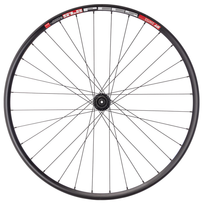 Quality Wheels Deore M610/DT 533d Rear Wheel - 27.5", QR x 135mm, Center-Lock, HG 10, Black, 32H