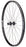 Quality Wheels Deore FH-QC300/DT E593 Rear Wheel - 29", QR x 135mm, Center-Lock, HG 11, Black, 32H