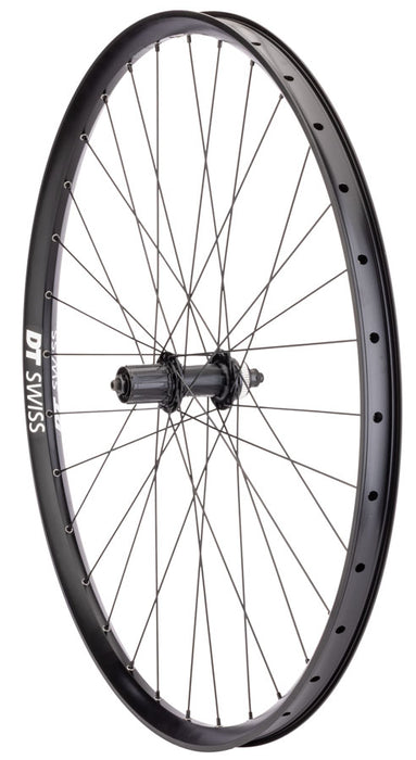 Quality Wheels Deore FH-QC300/DT E593 Rear Wheel - 29", QR x 135mm, Center-Lock, HG 11, Black, 32H