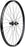 Quality Wheels Deore M610/DT E593 Rear Wheel - 27.5", 12 x 142mm, Center-Lock, HG 10, Black, 32H