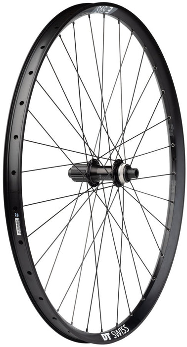 Quality Wheels Deore M610/DT E593 Rear Wheel - 27.5", 12 x 142mm, Center-Lock, HG 10, Black, 32H