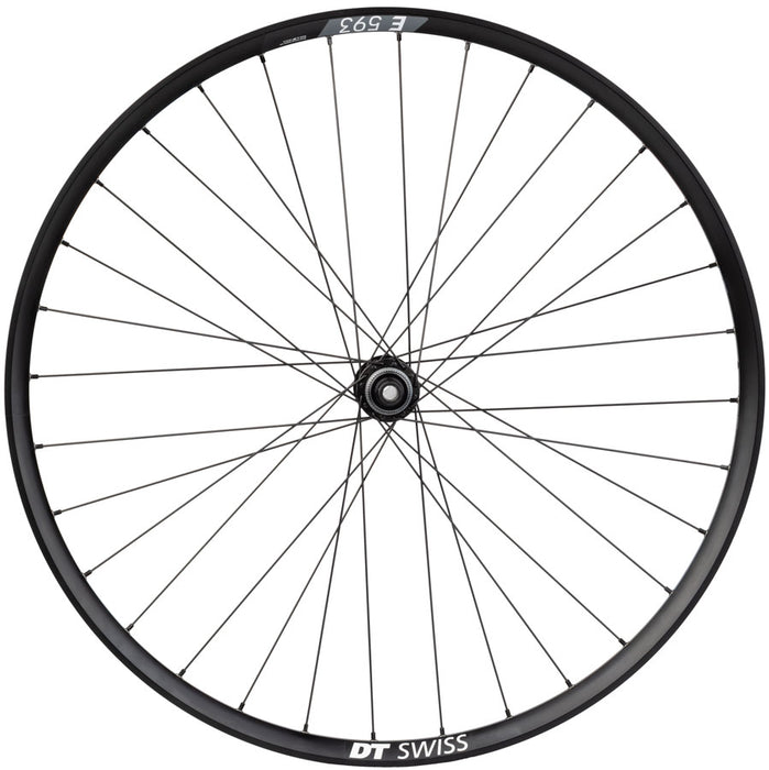 Quality Wheels Deore M610/DT E593 Rear Wheel - 29", 12 x 142mm, Center-Lock, HG 10, Black, 32H