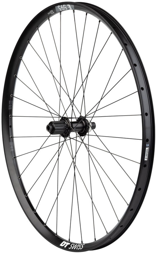 Quality Wheels Deore M610/DT E593 Rear Wheel - 27.5", 12 x 142mm, Center-Lock, HG 10, Black, 32H