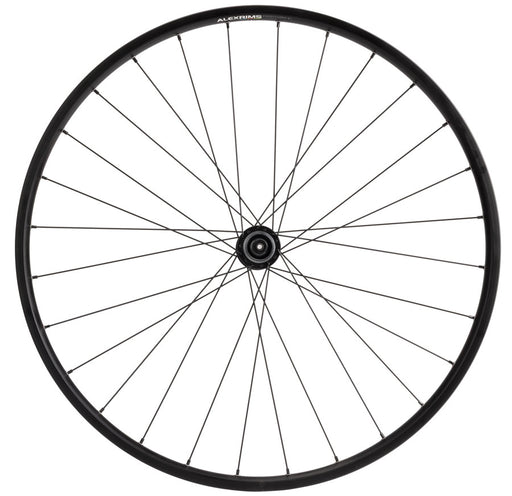 Quality Wheels Value Double Wall Series Disc Front Wheel - 650b, QR x 100mm, Center-Lock, Black, 28H