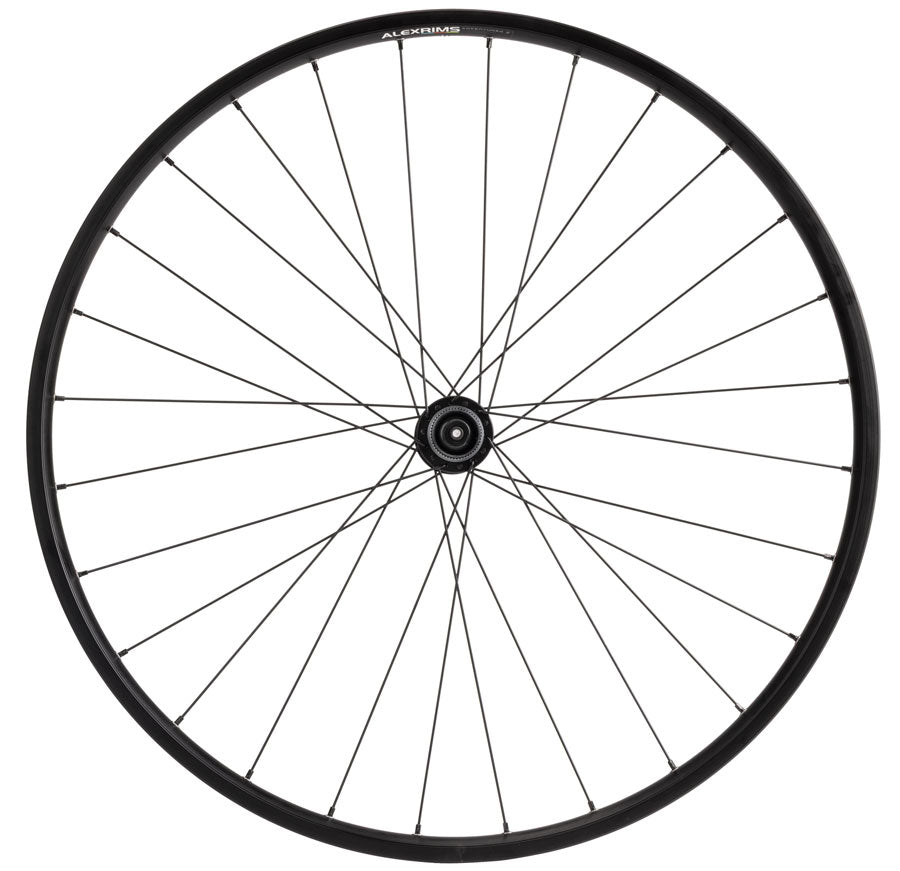 Quality Wheels Value Double Wall Series Disc Front Wheel - 650b, QR x 100mm, Center-Lock, Black, 28H