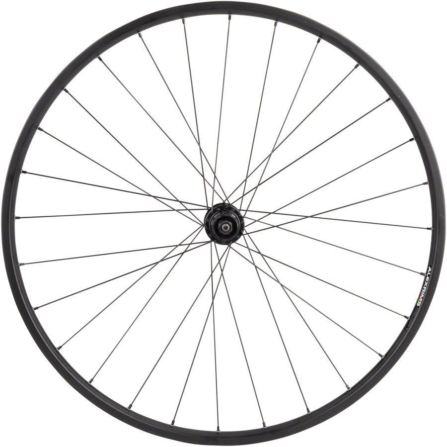 Quality Wheels Value Double Wall Series Disc Rear Wheel - 650b, QR x 135mm, Center-Lock, HG10, Black, 28H