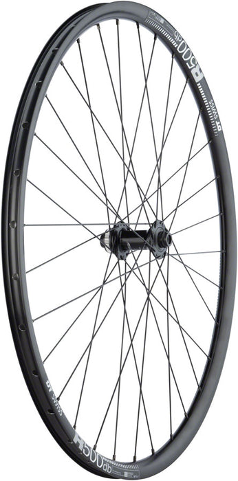 Quality Wheels 105/DT R500 Disc Front Wheel - 700, 12 x 100mm, Center-Lock, Black, 32H