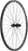 Quality Wheels 105/DT R500 Disc Rear Wheel - 700, 12 x 142mm, Center-Lock, HG 11 MTN, Black, 32H