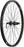 Quality Wheels Value HD Series Rear Wheel - 26", QR x 135mm, Center-Lock Disc / Rim Brake, HG 10, Black, 36H