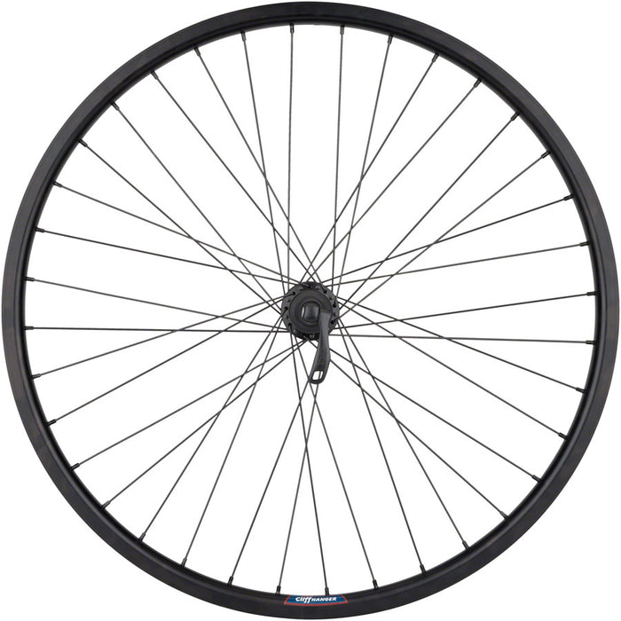 Quality Wheels Value HD Series Rear Wheel - 26", QR x 135mm, Center-Lock Disc / Rim Brake, HG 10, Black, 36H