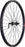 Quality Wheels Value HD Series Disc Front Wheel - 26", QR x 100mm, Center-Lock, Black, 36H