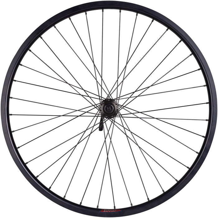 Quality Wheels Value HD Series Disc Front Wheel - 26", QR x 100mm, Center-Lock, Black, 36H