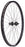 Quality Wheels Value HD Series Disc Rear Wheel - 26", QR x 135mm, Center-Lock, HG 10, Black, 32H