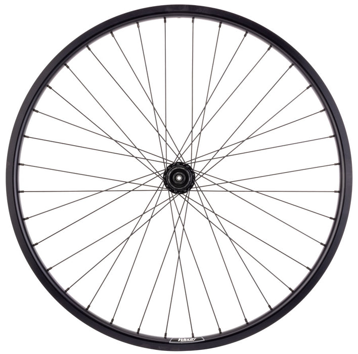 Quality Wheels Value HD Series Disc Rear Wheel - 26", QR x 135mm, Center-Lock, HG 10, Black, 32H