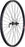 Quality Wheels Value HD Series Disc Front Wheel - 700, QR x 100mm, Center-Lock, Black, 36H