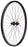 Quality Wheels Value HD Series Disc Rear Wheel - 700, QR x 135mm, Center-Lock, HG 10, Black, 36H