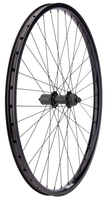 Quality Wheels Value HD Series Disc Rear Wheel - 650b, QR x 135mm, Center-Lock, HG 10, Black, 36H