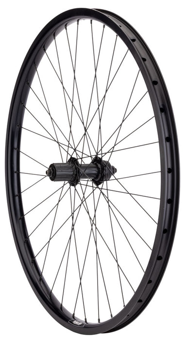 Quality Wheels Value HD Series Disc Rear Wheel - 650b, QR x 135mm, Center-Lock, HG 10, Black, 36H