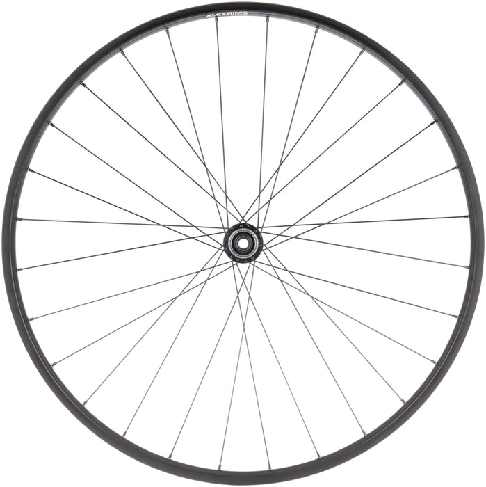 Quality Wheels Value Double Wall Series Disc Rear Wheel - 700, 12 x 142mm, Center-Lock, HG 11 Road, Black, 28H