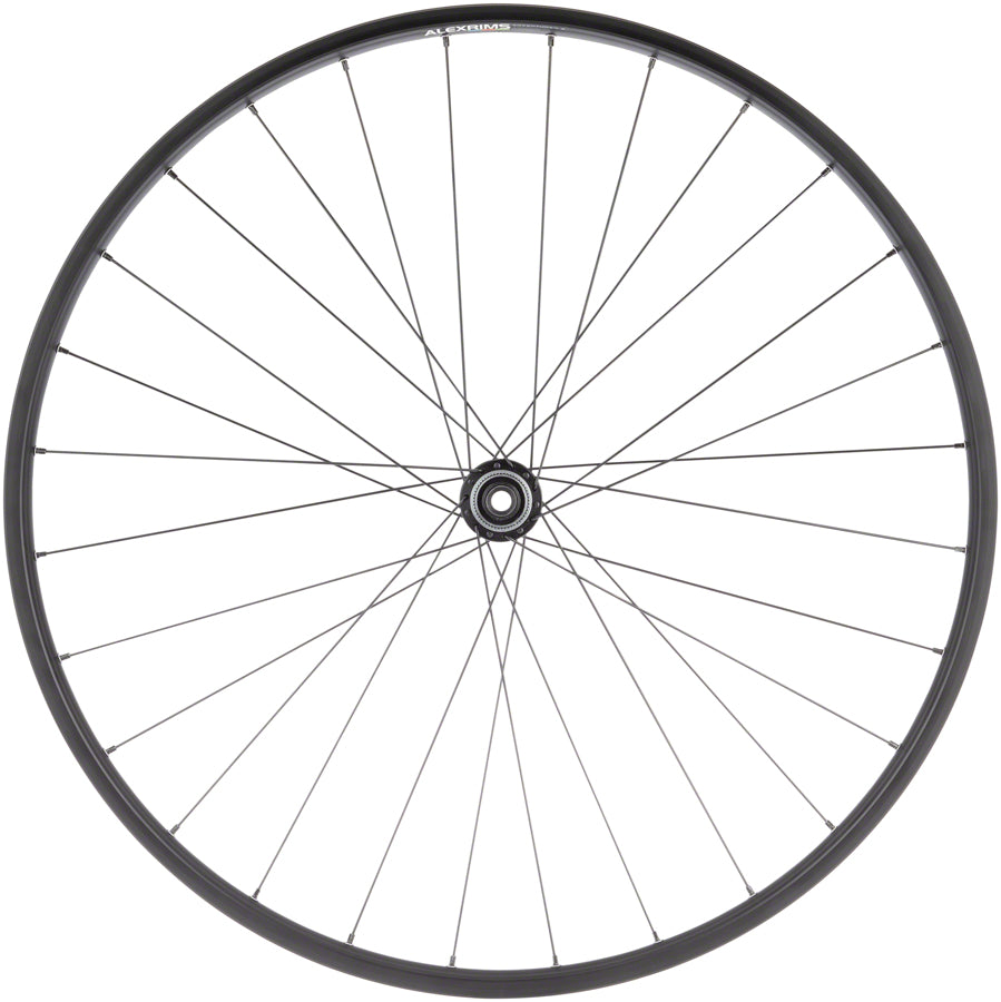 Quality Wheels Value Double Wall Series Disc Rear Wheel - 700, 12 x 142mm, Center-Lock, HG 11 Road, Black, 28H