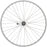 Quality Wheels Value Single Wall Series Coaster Brake Rear Wheel - 700c, 3/8" x 124mm, Coaster Brake, 3 Prong Cog, Silver, 36H