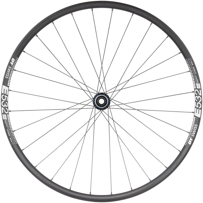 Quality Wheels Shimano SLX/DT E532 Front Wheel - 27.5", 15 x 110mm, Center-Lock, Black, 28H