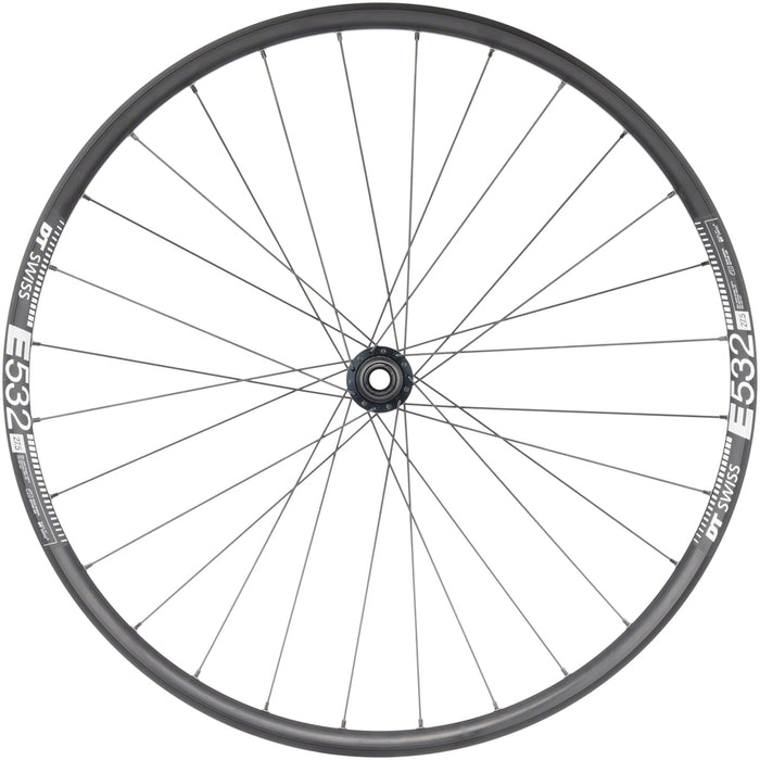 Quality Wheels Shimano SLX/DT E532 Front Wheel - 27.5", 15 x 110mm, Center-Lock, Black, 28H