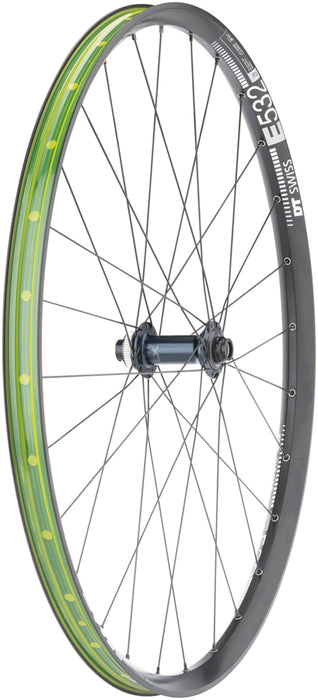 Quality Wheels Shimano SLX/DT E532 Front Wheel - 29", 15 x 110mm, Center-Lock, Black, 28H
