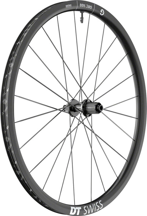 DT Swiss GRC 1400 DiCut 30 Rear Wheel - 650b, 12 x 142mm, Center-Lock, HG11 Road/XDR, Ratchet EXP 36, Black