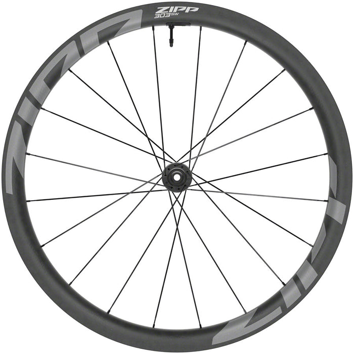 Zipp 303 SW Front Wheel - 700, 12 x 100mm, Center-Lock, Tubeless, Carbon, w/ Wheel Sensor, A1