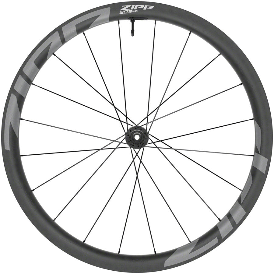 Zipp 303 SW Front Wheel - 700, 12 x 100mm, Center-Lock, Tubeless, Carbon, w/ Wheel Sensor, A1