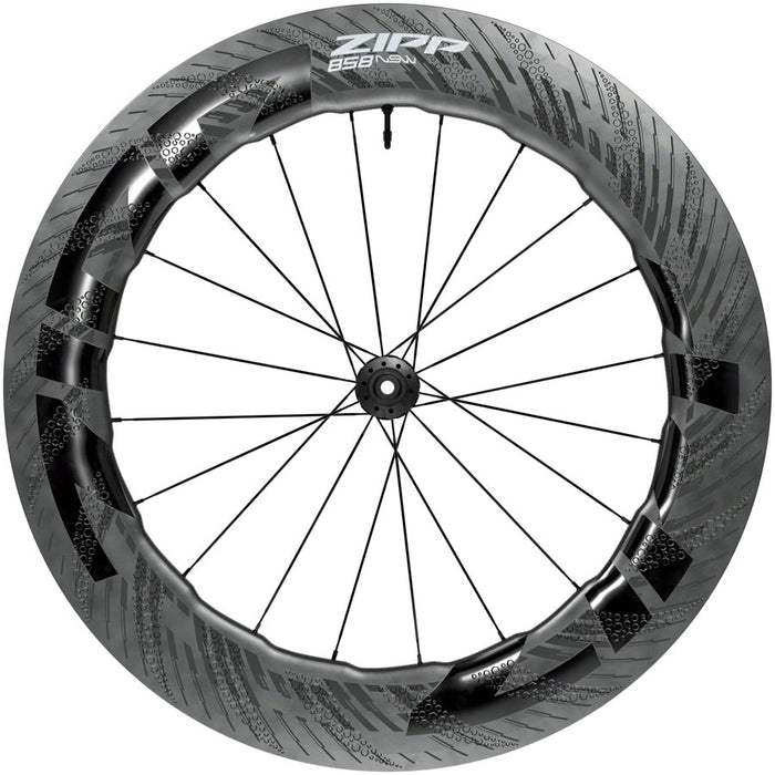 Zipp 858 NSW Front Wheel - 700, 12 x 100mm, Center-Lock, Tubeless, Carbon, D1