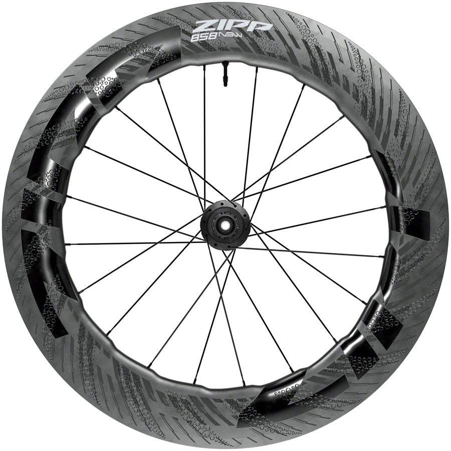 Zipp 858 NSW Rear Wheel - 700, 12 x 142mm, Center-Lock, XDR, Tubeless, Carbon, D1