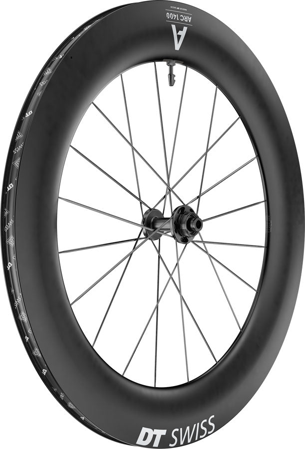 DT Swiss ARC 1400 DiCut 85 Front Wheel - 700, 12 x 100mm, Center-Lock, Black