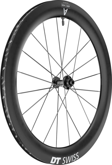DT Swiss ARC 1400 DiCut 65 Front Wheel - 700, 12 x 100mm, Center-Lock, Black
