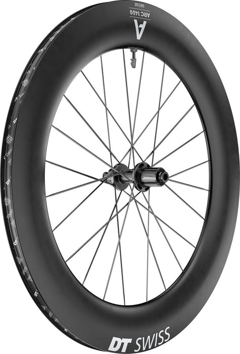 DT Swiss ARC 1400 DiCut 85 Rear Wheel - 700, 12 x 142mm, Center-Lock, HG11 Road/XDR, Ratchet EXP 36, Black