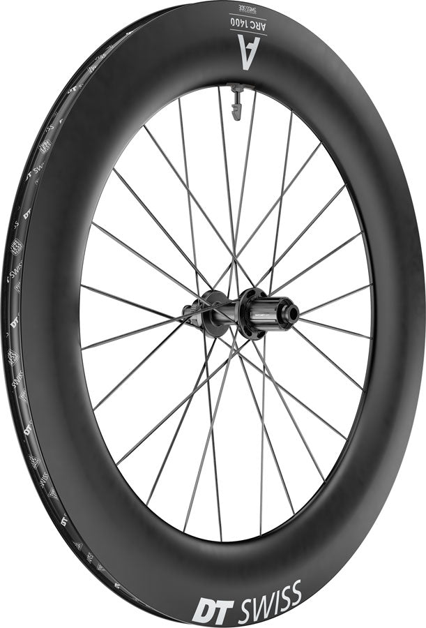 DT Swiss ARC 1400 DiCut 85 Rear Wheel - 700, 12 x 142mm, Center-Lock, HG11 Road/XDR, Ratchet EXP 36, Black