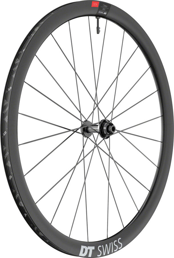 DT Swiss ARC 1100 DiCut 38 Front Wheel - 700, 12 x 100mm, Center-Lock, Black