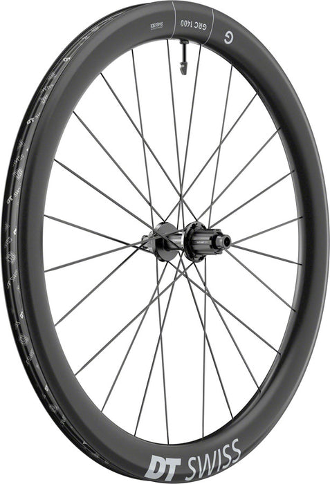 DT Swiss GRC 1400 DICUT 50 Rear Wheel - 700c, 12 x 142mm, Center-Lock, N3W, Ratchet EXP 36, Black