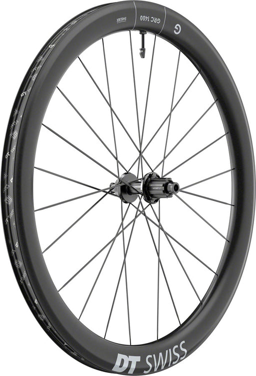 DT Swiss GRC 1400 DICUT 50 Rear Wheel - 700c, 12 x 142mm, Center-Lock, N3W, Ratchet EXP 36, Black
