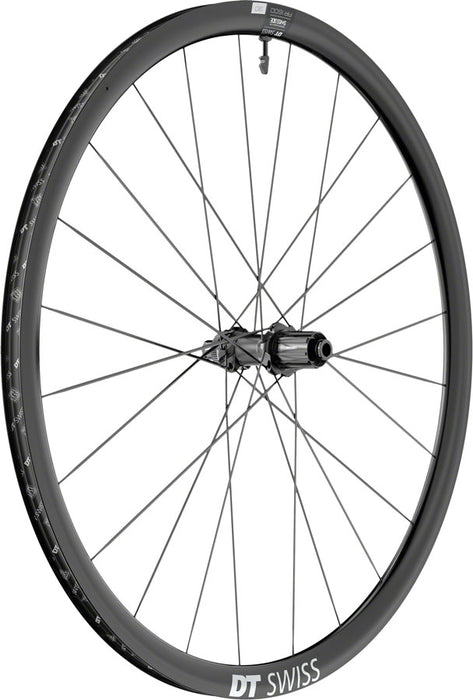 DT Swiss AR 1600 Spline 30 Rear Wheel - 700c, 12 x 142mm, Center-Lock, HG 11 Road, Ratchet 36 SL, Black