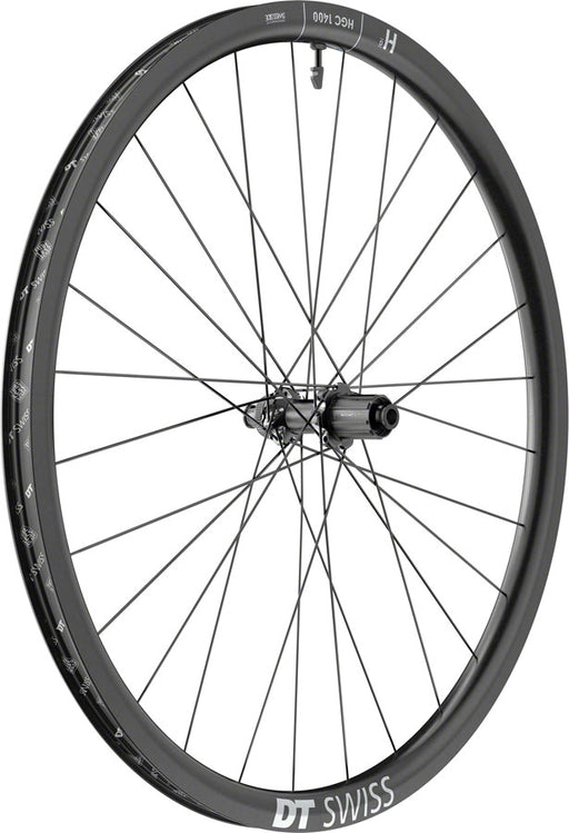 DT Swiss HGC 1400 Spline 30 Rear Wheel - 700c, 12 x 142mm, Center-Lock, HG11 Road/XDR, Ratchet EXP OS 30, Black