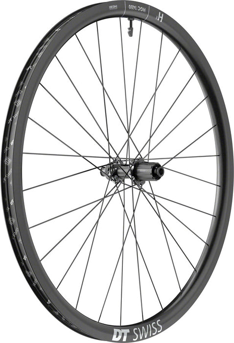 DT Swiss HGC 1400 Spline 30 Rear Wheel - 700c, 12 x 148mm, Center-Lock, HG11 Road/XDR, Ratchet EXP OS 30, Black