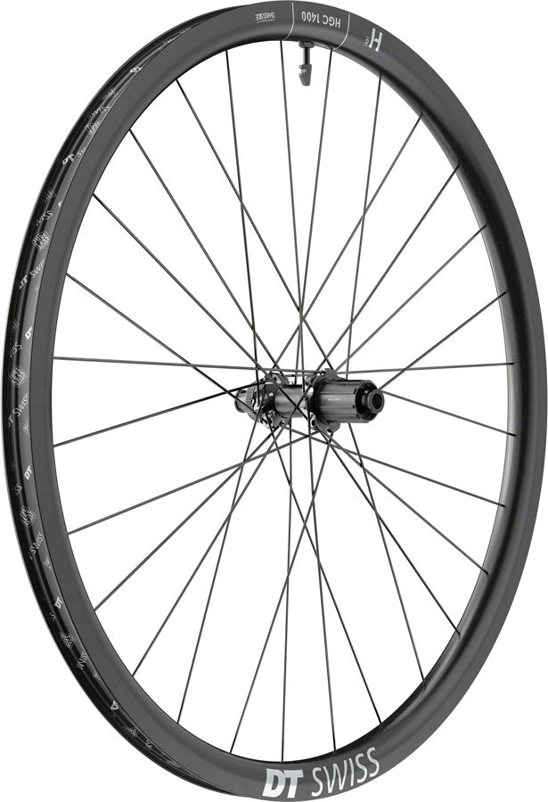 DT Swiss HGC 1400 Spline 30 Rear Wheel - 700c, 12 x 148mm, Center-Lock, HG11 Road/XDR, Ratchet EXP OS 30, Black
