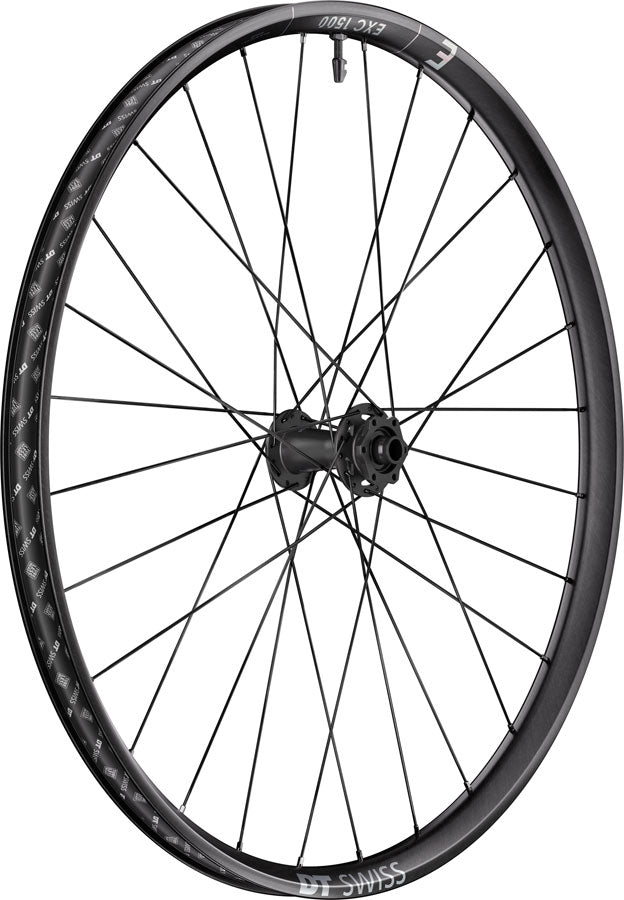DT Swiss EXC 1500 Classic 30 Front Wheel - 27.5", 15 x 110mm, 6-Bolt, Black