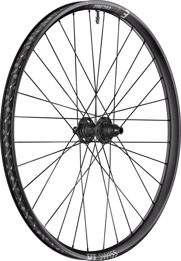 DT Swiss EXC 1500 Classic 30 Rear Wheel - 29", 12 x 148mm, Center-Lock, XD/Micro Spline, DEG 90 DF, Black