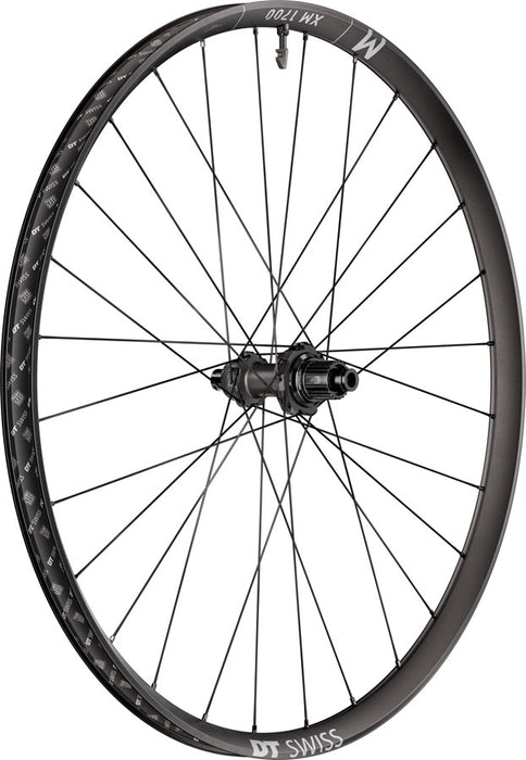 DT Swiss XM 1700 Spline 30 Rear Wheel - 27.5", 12 x 148mm, Center-Lock, Micro Spline 12M, DEG 72 DF, Black
