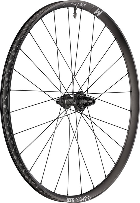 DT Swiss XM 1700 Spline 30 Rear Wheel - 27.5", 12 x 148mm, Center-Lock, XD, DEG 72 DF, Black