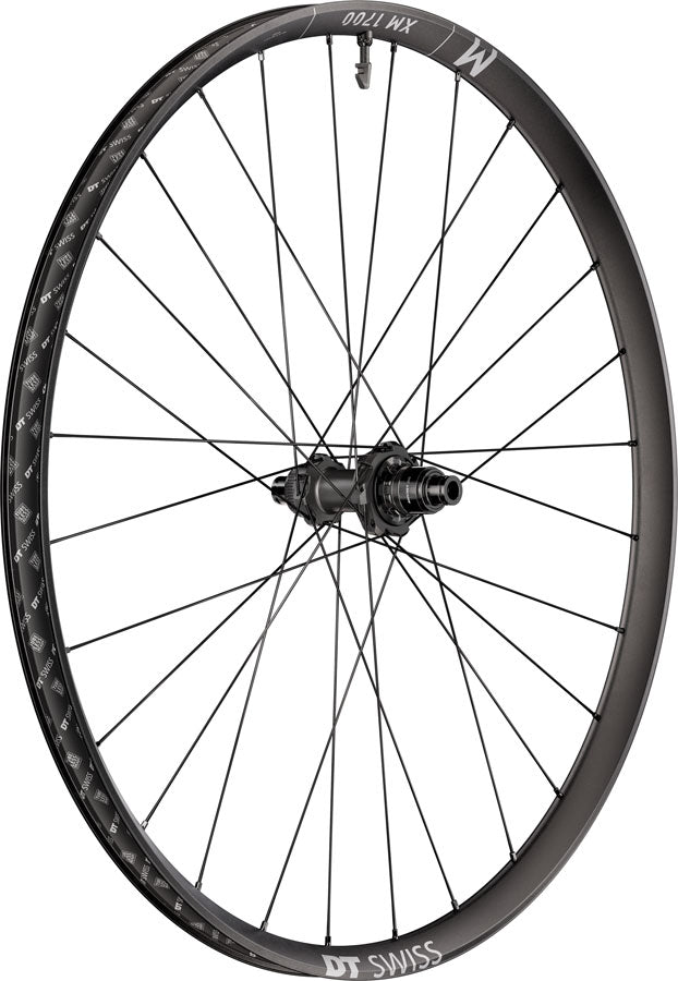 DT Swiss XM 1700 Spline 30 Rear Wheel - 27.5", 12 x 148mm, Center-Lock, XD, DEG 72 DF, Black